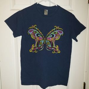 Women's size S Butterfly T-shirt